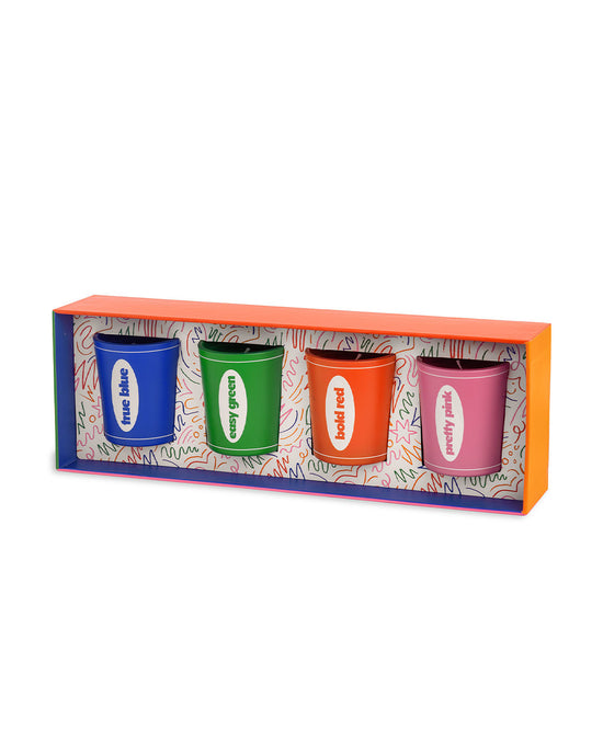 Ban Do Color Me Happy Votive Candle Set