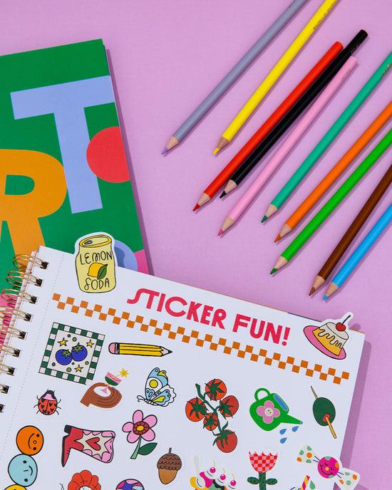 Ban Do Color Outside The Lines Colored Pencils