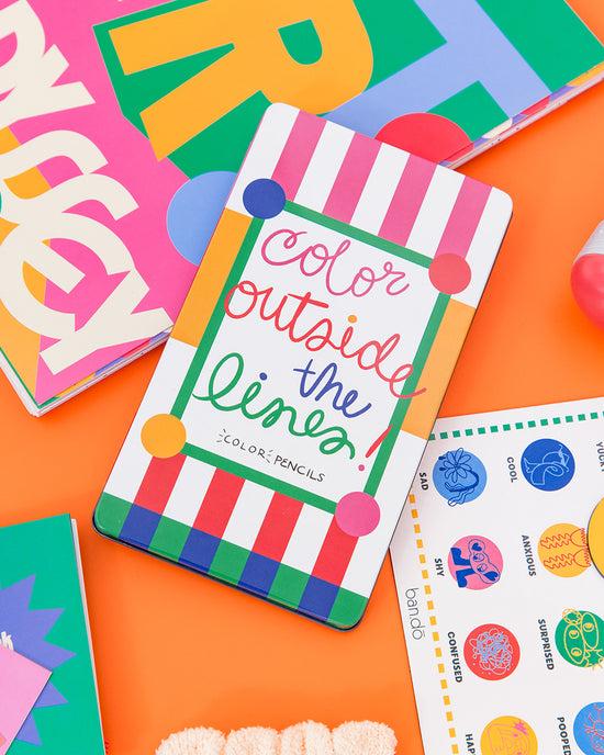 Ban Do Color Outside The Lines Colored Pencils