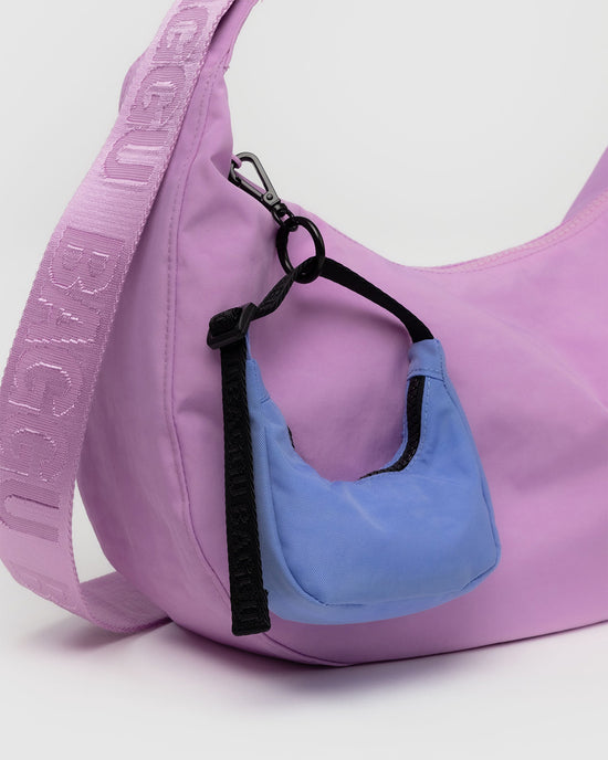 Ban Do Crescent Bag Charm - Cornflower