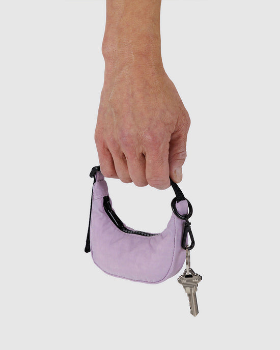 Ban Do Crescent Bag Charm - Dusty Pink