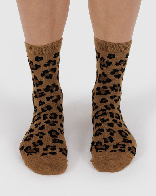 Ban Do Crew Socks - Dark Leopard