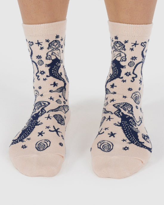 Ban Do Crew Socks - Mermaid