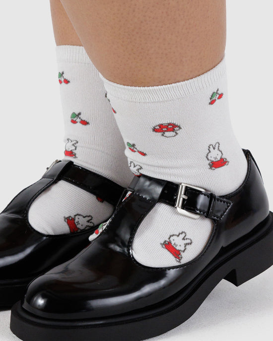 Ban Do Crew Socks - Miffy White