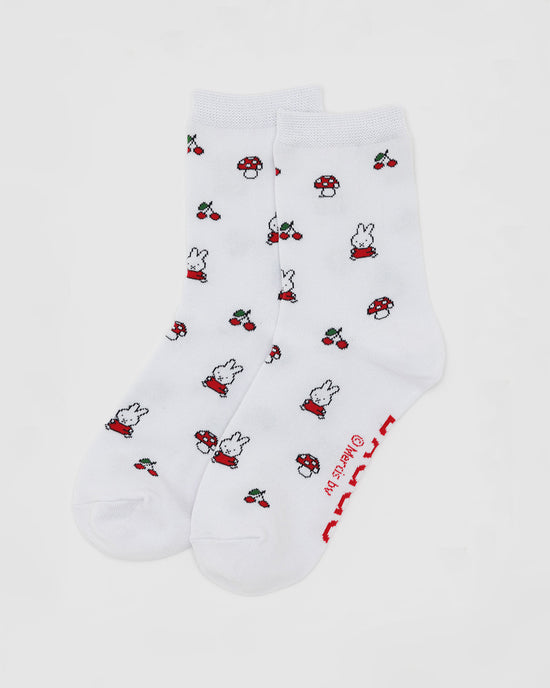 ban do Crew Socks - Miffy White