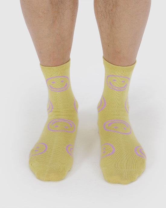 Ban Do Crew Socks - Straw Happy