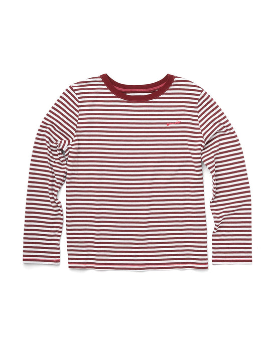 ban do Dahlia Stripe Long Sleeve Boxy Tee