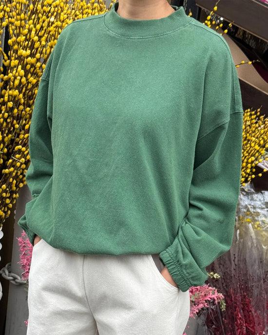 ban do Daisy Long Sleeve Top - Basil