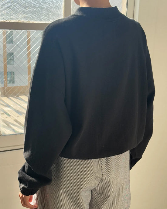 Ban Do Daisy Long Sleeve Top - Black