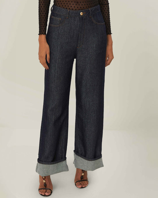 Ban Do Denim Shine Wide Leg Pants