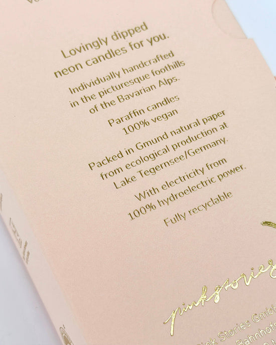 Ban Do Dip Dye Swirl Candles - Ballet Slippers