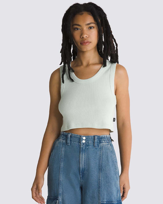 ban do Drew Rib Tank - Pale Aqua