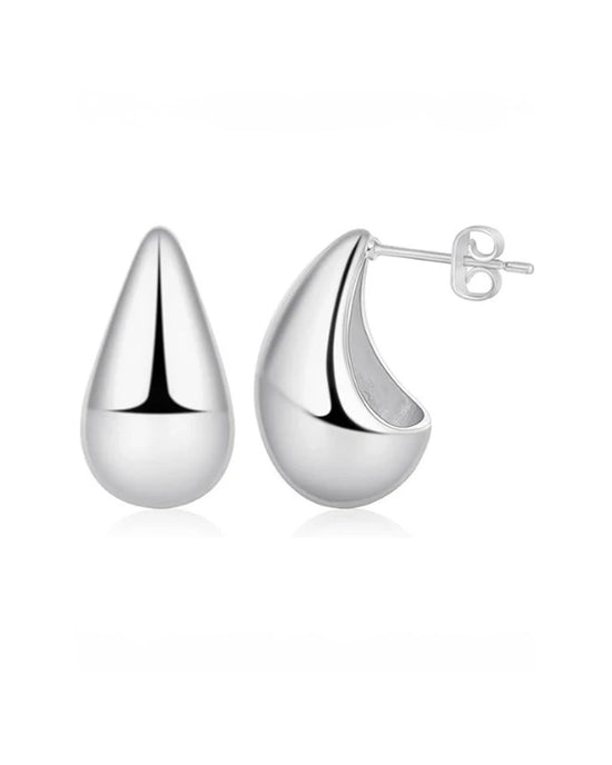 ban do Drop Stud Earring - Silver