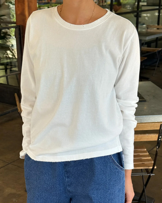 ban do Everyday Long Sleeve Top - Vintage White