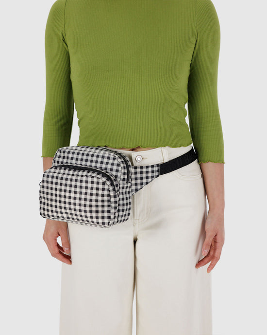 Ban Do Fanny Pack - Black & White Gingham