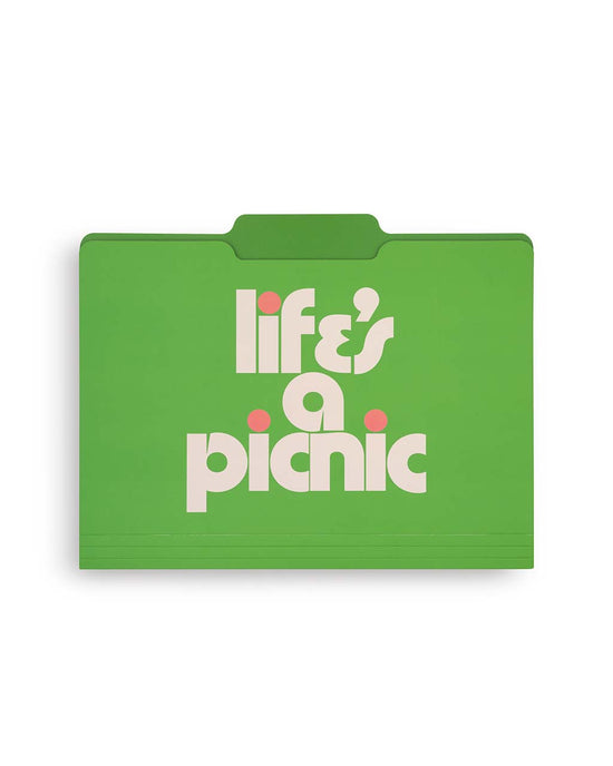 Ban Do File Folder Set - Life's A Picnic