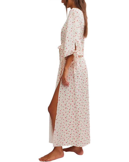 Ban Do First Blush Robe - Ivory Combo