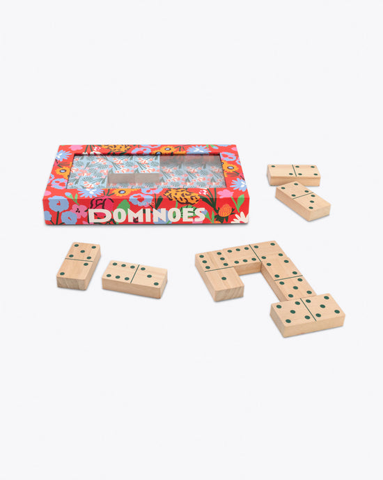 ban do Floral Dominoes Game Set