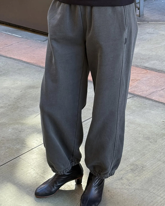 ban Do French Terry Balloon Pants - Coal
