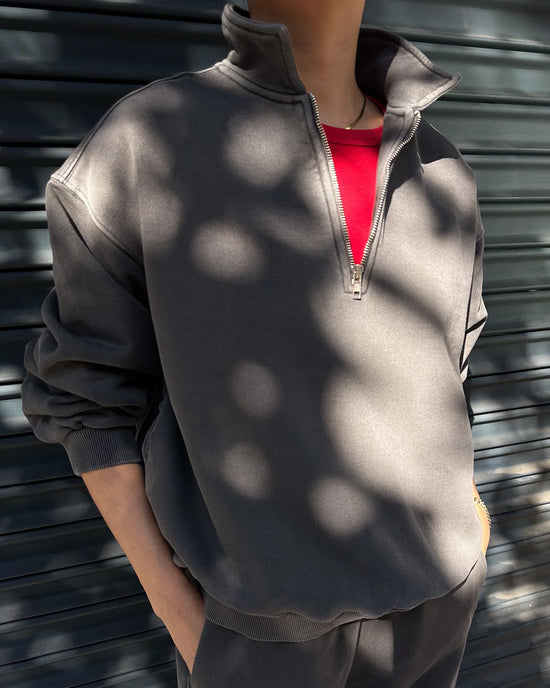 ban do French Terry Noah Top - Coal