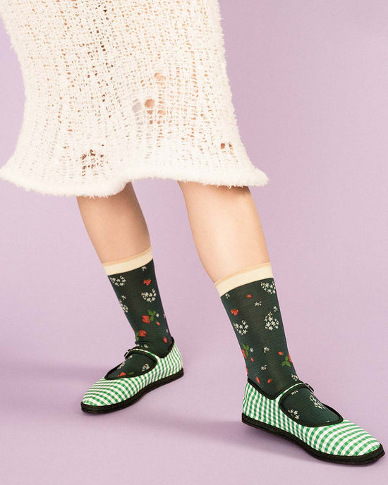 ban do Fresa Crew Socks - Green