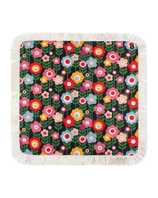 ban do Fringed Medium Picnic Mat - Marguerite