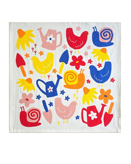 ban do Garden Toss Tea Towel