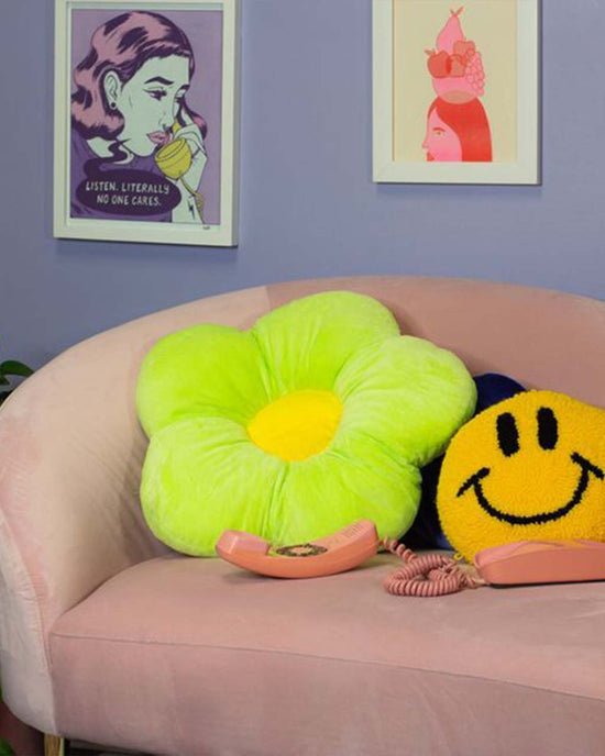 ban do Green Flower Pillow
