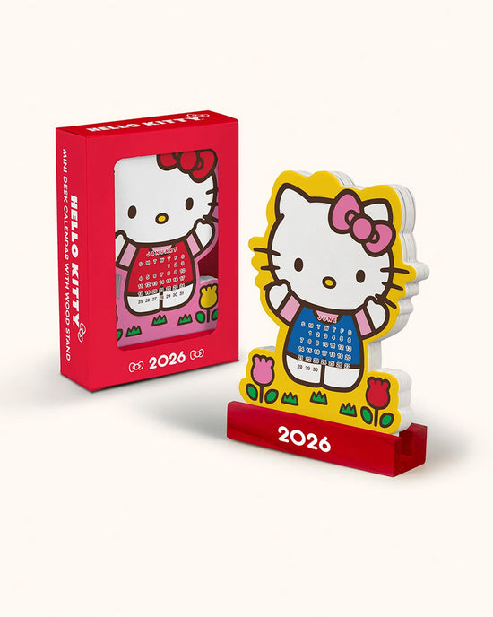 ban do Hello Kitty Mini 2026 Desk Calendar