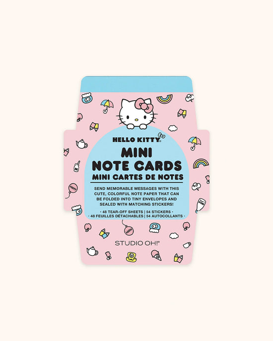 ban do Hello Kitty Mini Note Cards with Stickers