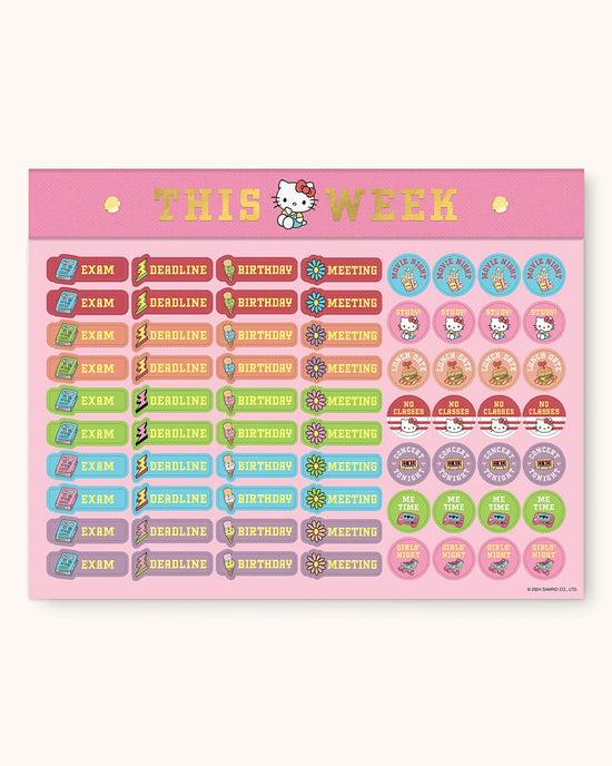 Ban Do Hello Kitty Weekly Desk Pad