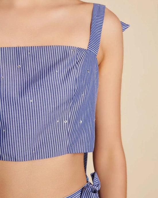 Ban Do Ivy Stripe Crop Top