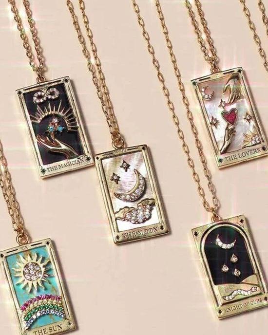 Ban Do Knight Of Cups Tarot Card Necklace