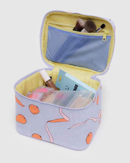 Ban Do Large Cosmetic Case - Apricots & Ribbons