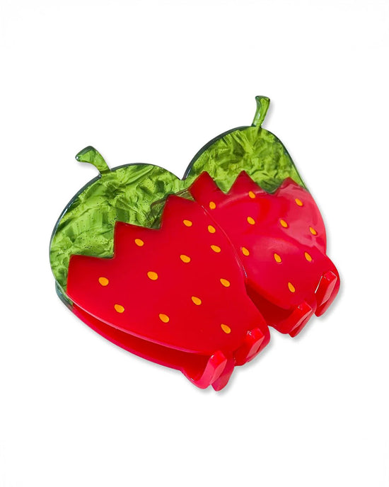 Ban Do Large Red Strawberry Hair Claw