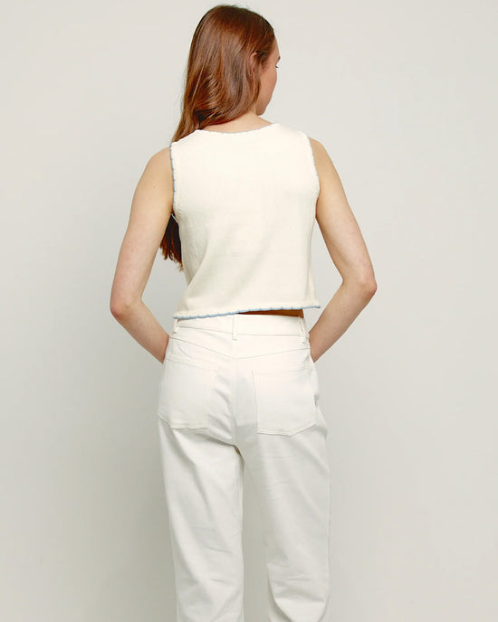 Ban Do Lemon Embroidered Knit Vest