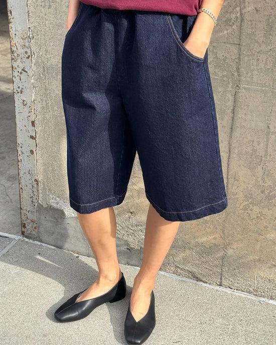 Ban Do Liam Bermuda Shorts - Raw Denim