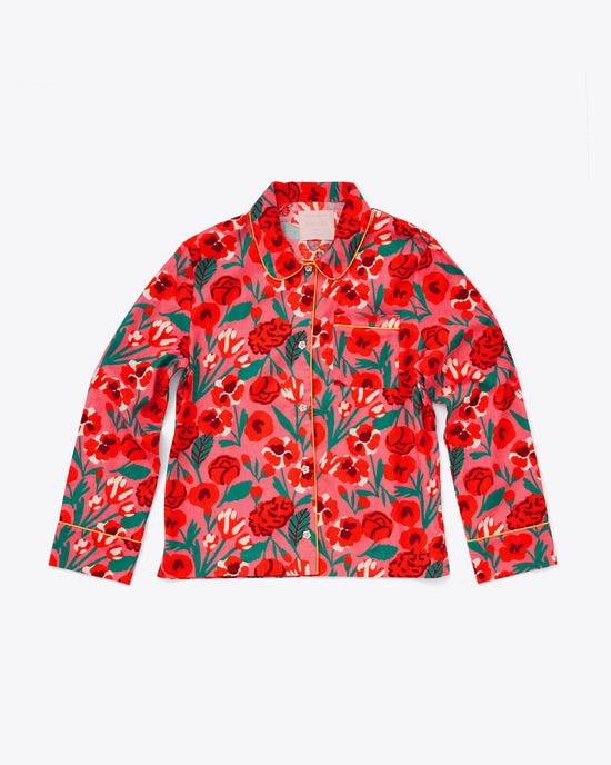 ban do Long Sleeve Leisure Shirt - Pink Las Flores