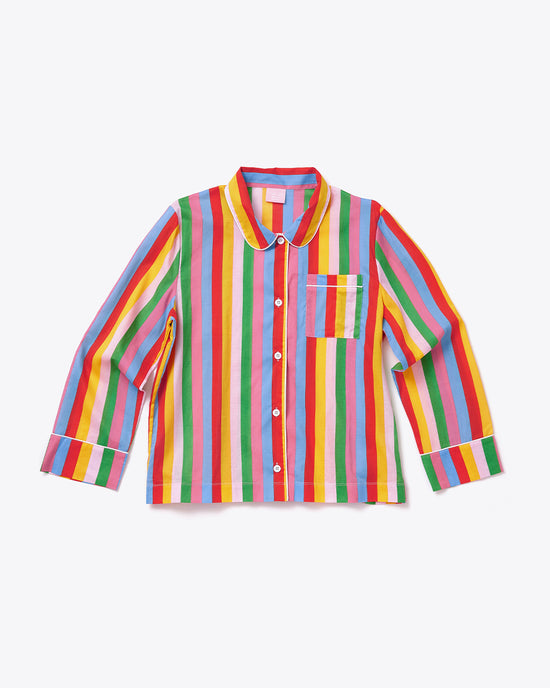 ban do Long Sleeve Leisure Shirt - Rainbow Stripes