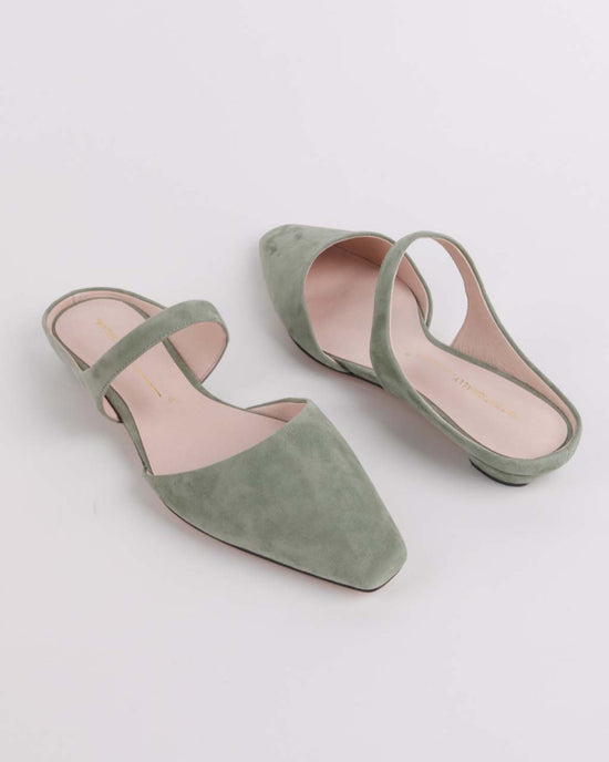 ban do Lourdes Slide On Mule - Sage