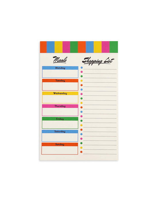 ban do Magnetic Shopping List - Colorblock