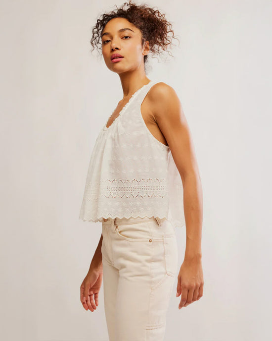 Ban Do Marina Eyelet Tank - Clean Ivory