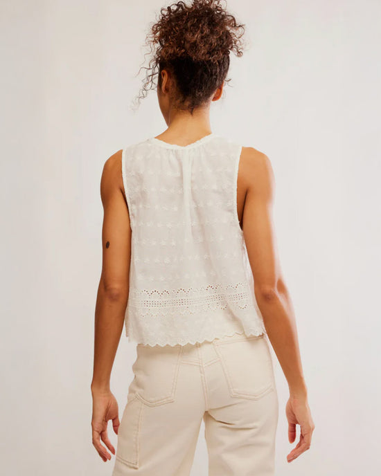 Ban Do Marina Eyelet Tank - Clean Ivory