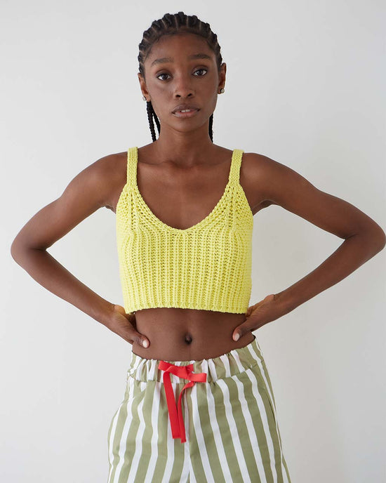ban do Mariquita Knitted Top - Yellow