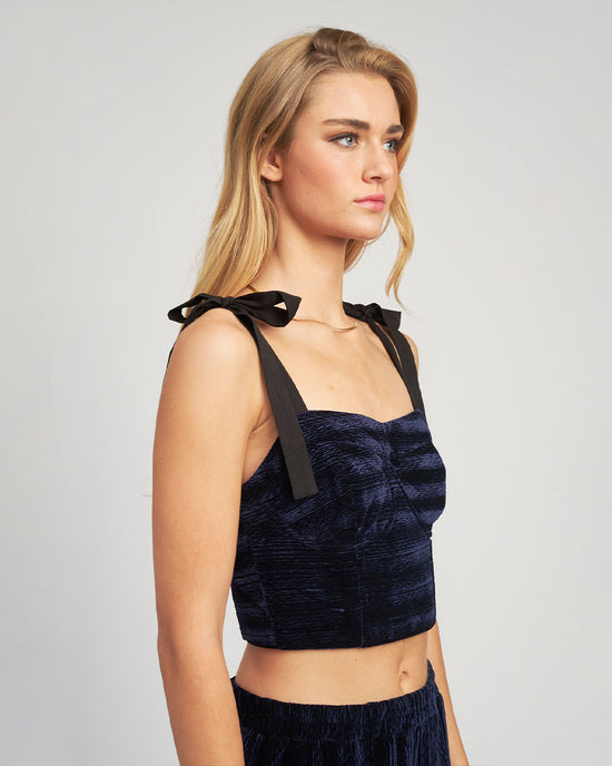 Ban Do Micah Bustier Top - Navy
