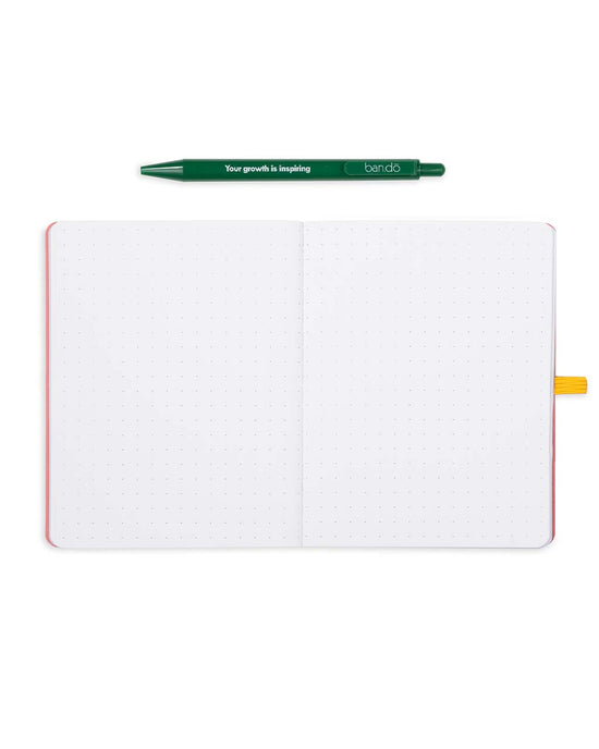 Ban Do Mini Notebook With Pen - Tulips On Cream