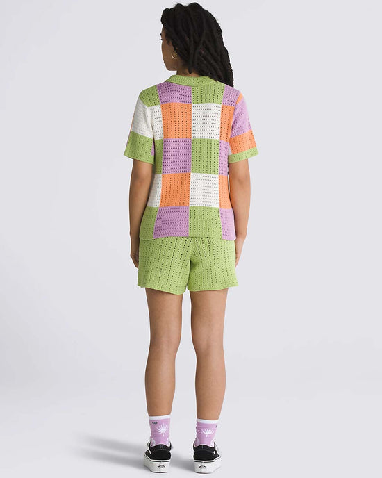 Ban Do Morrison Checker Sweater - Leaf Green