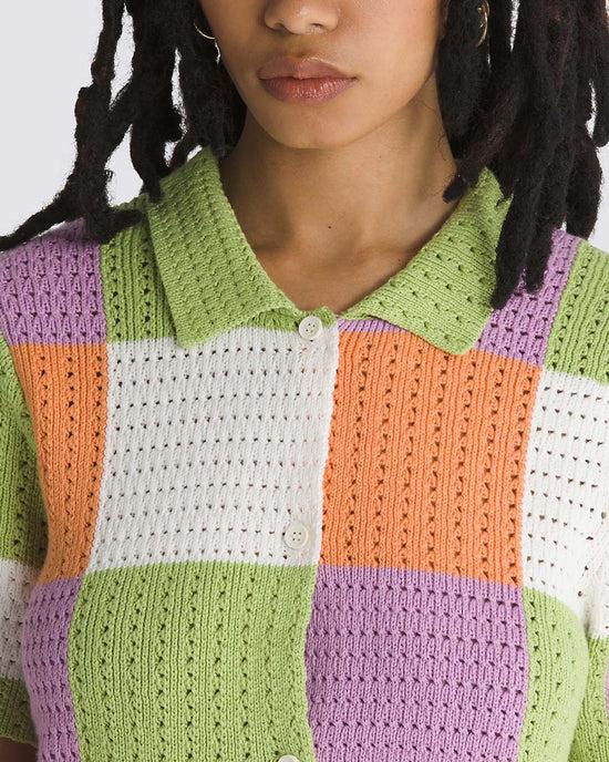 Ban Do Morrison Checker Sweater - Leaf Green