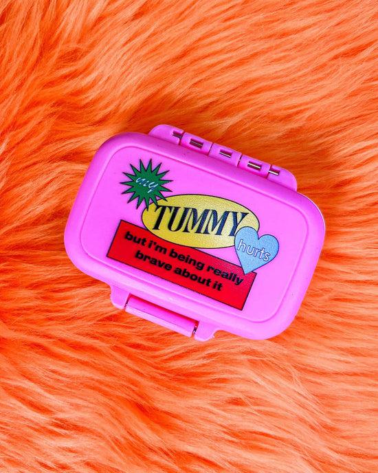 Ban Do My Tummy Hurts Pill Case