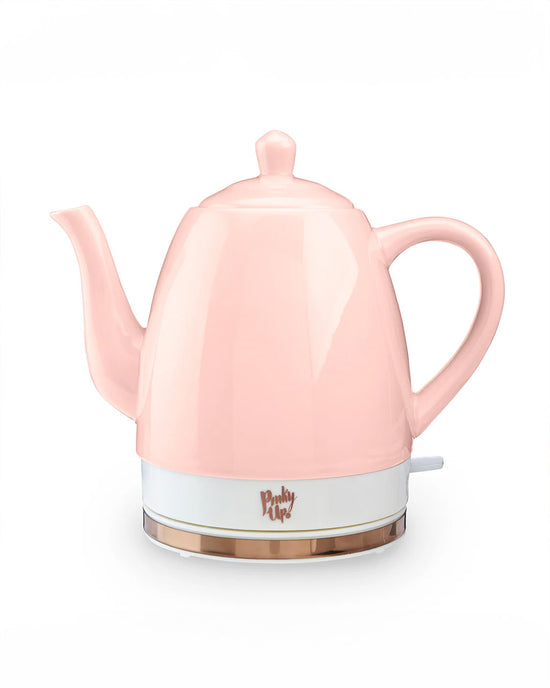 ban do Noelle Pink Ceramic Electric Tea Kettle